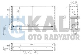 Resim KALORIFER RADYATORU M131 1,6 SAHIN S DOGAN SLX (2 SIRA) PRINC KAZAN 