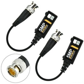 Resim Yaozixa 8mp Hd-cvı/ahd/tvı/cvbs Video Sinyal Transmitter, 3 Seviye Fırtına Koruma, 200m Uzaklık, Bnc Bağlantı, Çift Panel Pcb 