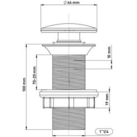 Resim İzyapı Taşmasız Aç Kapa Körüklü Lavabo Sifonu Metal Krom 220039 Diğer 