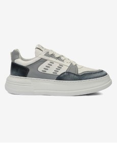 Resim Greyder Kadın Mavi Beyaz Hakiki Deri Sneaker Ayakkabı 4Y2SA33220 