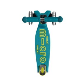 Resim Micro Maxi Micro Deluxe Led Foldable Petrol Green Unisex Çocuk Yeşil Scooter 