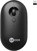 Resim Lecoo WS212 Kablosuz 1600DPI 4 Tuşlu Sessiz PC, Mac, Dizüstü Bilgisayar için, USB Mini Alıcı ile Optik Mouse Siyah 