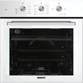 Resim Kumtel Kristal Beyaz Cam Ankastre Fırın A66 - S2 (Mt) 3 Pro 3 Düğme 