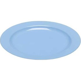 Resim Plastik Mavi Tabak 26 Cm - 10 Adet 