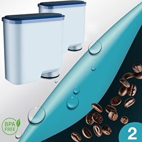 Resim Shuii Pure Kafe PH012 - Philips Saeco Aquaclean İçin 2 Adet Kahve Makinesi Su Filtresi 