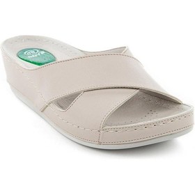 Resim Muya Active Anatomik Taban Jel Destekli Kadın Terlik Krem 