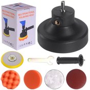 Resim Leezsing "elektrikli Matkap İçin Çok Amaçlı 125mm Polisaj Dönüştürme Başlığı - Pürüzsüz Parlatma Ve Temizleme" 