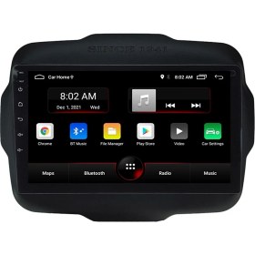 Resim Jeep Renegade Android Multimedya Carplay 2016-2020 9 Inc Hd IPS Ekran 4GB/64GB Kamera Hediyeli 