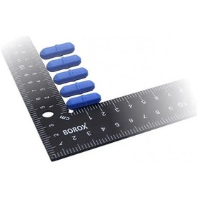 Resim Mavi Teflon Karıştırıcı Halkalı Manyetik Balık 8 x 25 MM 5 Adet 