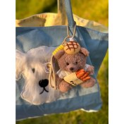 Resim OIMG Yeni 1 Adet Karikatür Çanta Çekicilik Anahtarlık Sevimli Iyi Şanslar Hediye Peluş Oyuncaklar Bebekler (Yurt Dışından) 