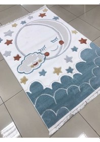 Resim Bünyan Halı Twist 276 Serisi Oturma Salon Yatak Çocuk Odası Halısı 120x180 Çok Renkli 