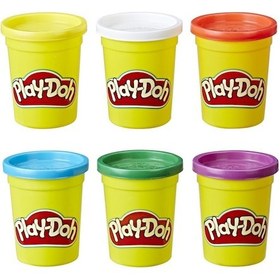 Resim Play-Doh Play Doh Tekli Hamur 6 lı set 