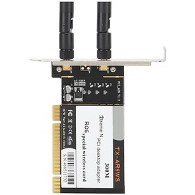 Resim Xindoker Ar9223 Çip 300mbps 2.4ghz 802.11b/g/n Pcı Masaüstü Kablosuz Wifi Adaptörü, Çift Antenli, Windows Xp/7/8/10 Desteği Ve Wifi Paylaşımı 