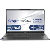 Resim Casper Nirvana X700.1215-8V00R-G-F Intel Core i3-1215U 15.6" 8 GB RAM 500 GB NVMe SSD Gen4 W11Pro Laptop Casper