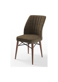 Resim Canisa Concept Flex Serisi, Kahverengi Sandalye, Ceviz Gürgen Ayaklı Sandalye 6 Adet Kahverengi 