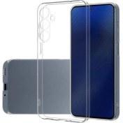 Resim ZORE Galaxy S24 Fe Kılıf Süper Silikon Kapak-Şeffaf-Şeffaf 