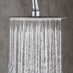Resim Fause Tepe Duş Başlığı Kare Slim 304 Metal 30X30 Cm Krom 