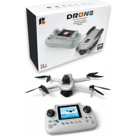 Resim Digi Monster R08-S Oas Çift Kameralı Katlanabilir Drone | Wifi Fpv Canlı Görüntü – Engel Sensörü – Optical Flow Sabitleme – 360° Takla – Headless Mod 