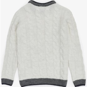 Resim U.s. Polo Assn. Erkek Çocuk Krem Kazak /triko 50315587-VR071 