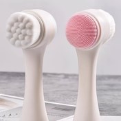 Resim Yüz Temizleme Fırçası, Yüz Peeling Gözenek Derin Temizleme Fırçası, Çift Taraflı Silikon & Yumuşak Kıllı Yüz Yıkama Fırçası, Cilt Bakımı için Yüz Temizleyici 