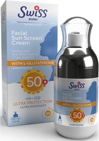 Resim Swiss Bork Leke Karşıtı SPF50+ Yüz Güneş Kremi 100 ML 