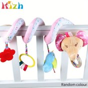 Resim 1 adet KIZH Bebek Araba Koltuğu Asılı Zil Oyuncak Hayvan ve Çiçek Tasarımları ile - Elektriksiz Güvenli Bebek Oyuncak Erkek ve Kızlar için, Canlı Renkler, Halloween Şükran Günü Noel Tatili Hediyeleri, Bebek Oyuncak, Bebek Eğlencesi, Oyunlu Desenler, Kolay Tutuşlu Tutuşlar 