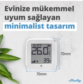 Resim Shelly H&t Gen3 Wifi Sıcaklık Ve Nem Sensörü Beyaz 
