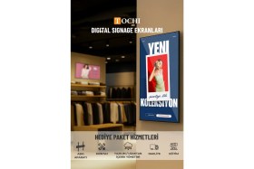 Resim Tochi Digital Signage Ekran Duvara Monte Yüksek Parlaklık Full HD 7/24 Reklam & Vitrin Ekranı 49 inç 