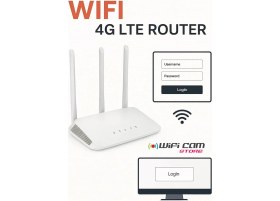 Resim Sim Kartlı 3 Antenli Router Modem (Imeiler Kayıtlıdır) 