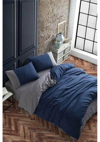 Resim Tek Kişilik Nevresim Takımı Lacivert 160 X 220 Cm - 2645312684202 