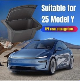 Resim Gateesat Tesla Model Y 2025 Juniper Tpe Saklama Kutusu Kapaklı 