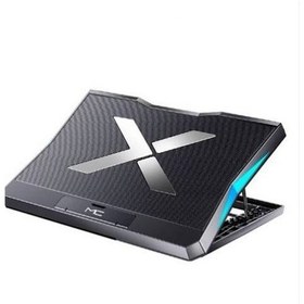 Resim Polham Ultra Sessiz 6 Fanlı Laptop Soğutucu Stand, Led Işıklı Gaming Laptop Soğutucu 6 Kademeli 