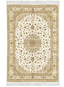 Resim Alanur Home Eko Trend Djt Yıkanabilir Kaymaz Taban 3 Lü Yatak Odası Takımı P1360 Osmanli Krem 