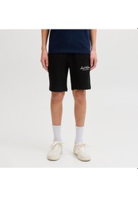Resim Jack&jones Gordon Archive Sweat Shorts Mid Erkek Çocuk Siyah Şort 