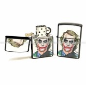 Resim Joker Mat Siyah Kapaklı Benzinli Çakmak N11.1173 