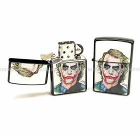 Resim Joker Mat Siyah Kapaklı Benzinli Çakmak N11.1173 