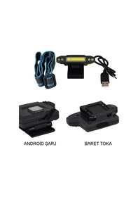 Resim Şarjlı Baret Lambası Wt-606 -Çok Renkli 
