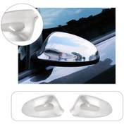 Resim Opel Astra J Uyumlu 2009-2015 Ayna Kapağı Paslanmaz Çelik 