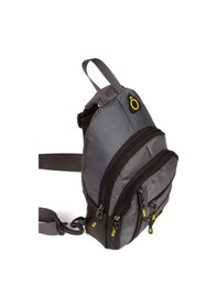 Resim Newish Polo Erkek Kumaş Usb Kulaklık Çıkışlı Bodybag Göğüs Ve Omuz Çantası New172 - Gri 