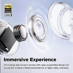 Resim SoundPEATS Capsule3 Pro Hi-Res LDAC Bluetooth 5.3 ANC Kablosuz Kulaklık Siyah 