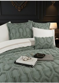 Resim Anna Karina Home Consept Florentina 8 Prç Yatak Örtüsü Seti Yeşil 