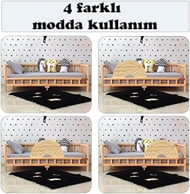 Resim Markaawm Gökkuşağı Montessori Yatak Çocuk Karyola 120X200 