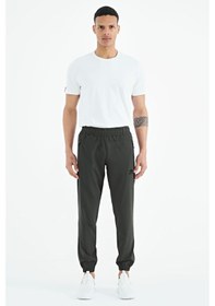 Resim Tommy Life Haki Erkek Basic Cepli Bağcıklı Rahat Form Lastik Paça Eşofman Altı - 84826 Haki 