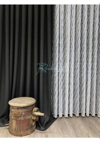 Resim Fon Perde Brillant Keten Fonluk Bej 