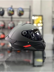 Resim MT Helmets Thunder 4 Matt Black Kask Şeffaf Vizörlü 