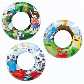 Resim Bestway Desenli Deniz Simidi 61 Cm 36014 