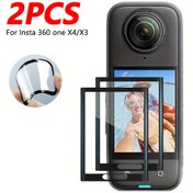 Resim 2 adet Insta360 X4/X3 Ekran Koruyucuları - Kamera Ekranları için Parlak Termoplastik Poliüretan Koruyucu Filmler, Su Geçirmez ve Darbe Geçirmez Kullanım için İdeal, Kamera Aksesuarları | Parlak Bitiş | Darbe Geçirmez Koruma, Kamera Lensi Koruma 