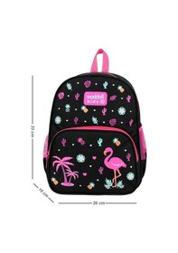 Resim Waddell Lisanslı Flamingo Desenli Anaokulu Kreş Okul Öncesi Çocuk Sırt Çantası 
