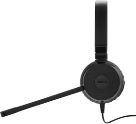 Resim Jabra Evolve 30 II Microsoft Teams Sertifikalı USB-C Stereo Kablolu Kulaklık - Kompakt Mini USB (Siyah) 