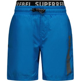 Resim SuperRebel Super Rebel Mavi Erkek Çocuk Mayo R501-6602-Rocky swim pants with ext 